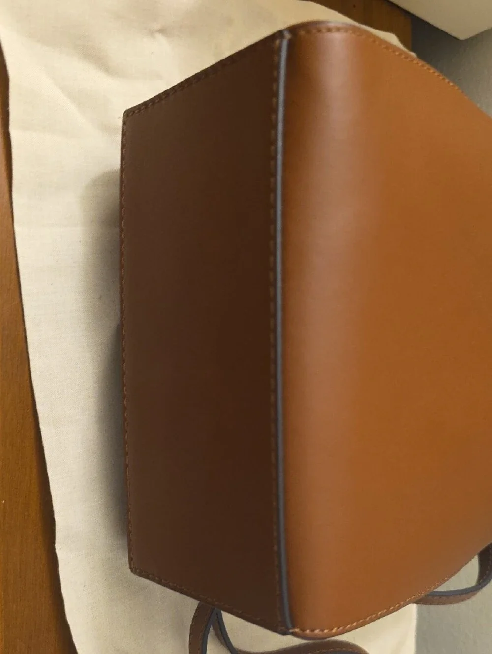 Banana Republic Chestnut Brown Leather Top-Handle Men’s Bag